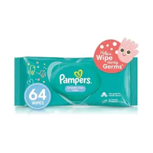 PAMPERS WIPES 64PCS
