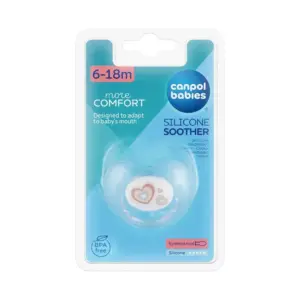 CANPOL SILICONE SOOTHER ( 6-18M ) 022/581