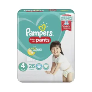 PAMPERS PANTS 4*26PCS