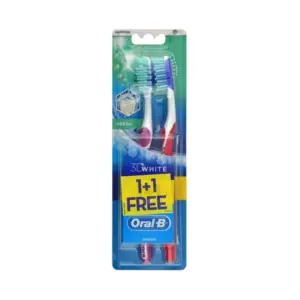 ORAL B 3D WHITE FRESH 1+1 TOOTH BRUSH