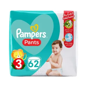 PAMPERS PANTS 3*62PCS