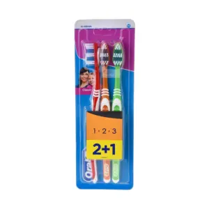 ORAL B CLASSIC 2+1 TOOTH BRUSH