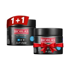 BIOBLAS ANTI-HAIR LOSS MEN GEL SOFT STYLE (1+1)OFFER