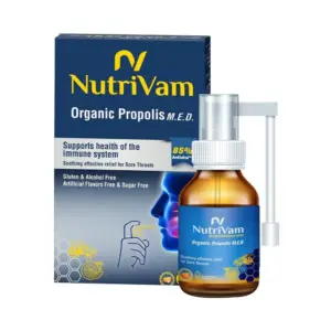 NUTRIVAM MOUTH SPRAY PROPOLIS ORGANIC 20MLG12