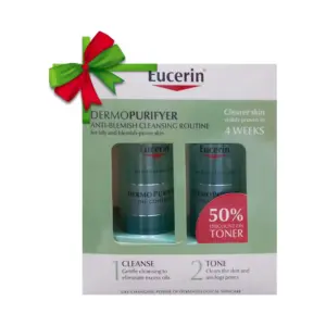 EUCERIN DERMO CLEANSING GEL 200ML + FACE TONER 200ML