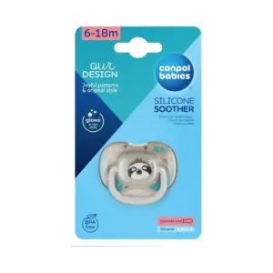 CANPOL SILICONE SOOTHER LENI ( 6-18M ) 34/921