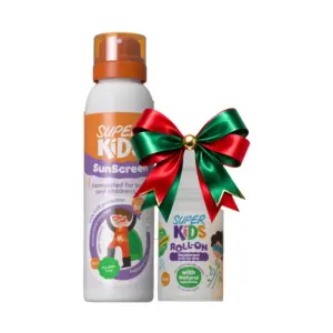 SUPER KIDS SUMMER KIT SUNSCREEN LO+ROLL-ON PINEAPPLE