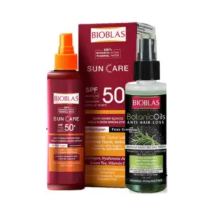 BIOBLAS SUNCARE AQUA FUSION LOT SPRAY 75ML+ROSEMARY OIL COND 100ML
