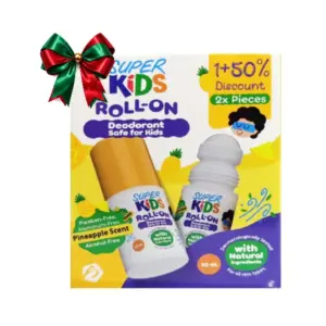 SUPER KIDS DEODRANT ROLL ON 30ML PINEAPPLE 1+50%OFFER