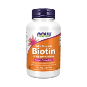 NOW BIOTIN(10MG) 10000MCG 120 VEG CAP