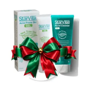 STARVILLE FACIAL CLEANSER GEL 200ML+STARVILLE ACNE PRONE SKIN GEL30MG