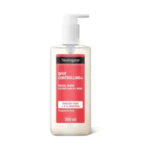 NEUTROGENA SPOT CONTROLLING FACIAL WASH SALICYLIC ACID+4 200ML