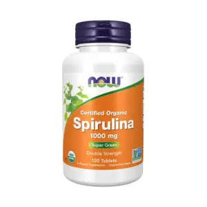 NOW ORG SPIRULINA 1000MG 120 TAB