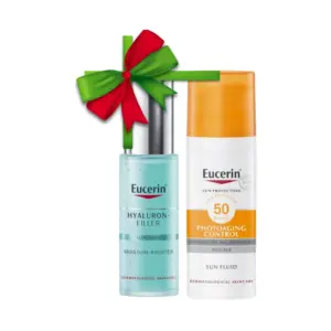 EUCERIN HYALURON FILLER MOISTURE BOOSTER 30ML+PHOTOAGING CONTROL SUN FLUID SPF50 50ML OFFER