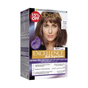 LOREAL EXCELLENCE ASH SUPREME 7.12 OFFER 15%
