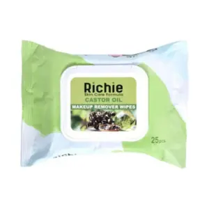 RICHIE CASTOR OIL MAKEUP REMOVER WIPES 25P.