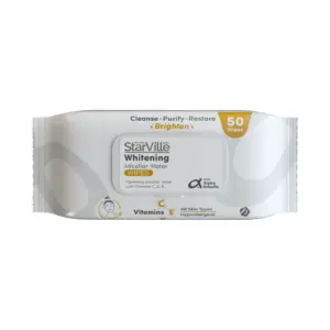 STARVILLE WHITENING MICELLAR WATER 50 WIPES