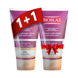 BIOBLAS STYLING CREAM COLLAGEN&KERATIN 150ML (1+1)