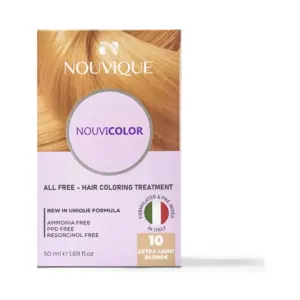 NOUVICOLOR HAIR COLORING CREAM 10 EXTRA LIGHT BLONDE 50ML