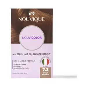 NOUVICOLOR HAIR COLORING CREAM 7.3 GOLD BLONDE 50ML
