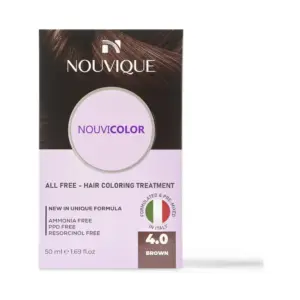 NOUVICOLOR HAIR COLORING CREAM 4.0 BROWN 50ML