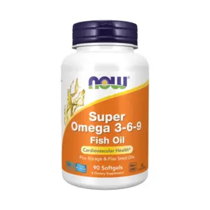 NOW SUPER OMEGA-3 FISH OIL 90 SOFTGELS