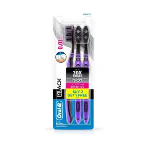 ORAL B BLACK 2+1 TOOTH BRUSH
