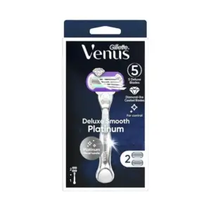 GILLETTE VENUS DELUXE SMOOTH PLATINUM 2BLADE+HAND