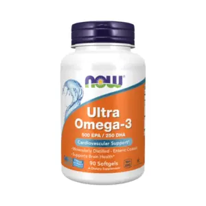 NOW ULTRA OMEGA-3 FISH OIL 90 SOFTGELS