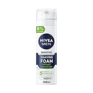 NIVEA SHAVING FOAM SENSITIVE 200ML