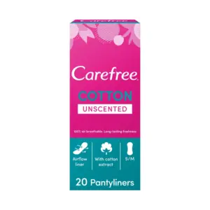 CARE FREE COTTON UNSCENTED 20PCS