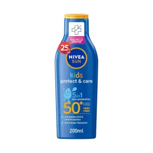 NIVEA SUN LOTION KIDS SPF50 200ML OFFER