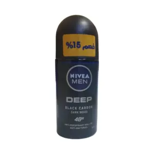 NIVEA ROLL ON M 50ML OFFER 15%DEEP BLACK CARBON