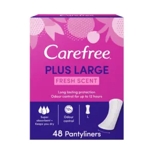 CARE FREE LARGE FRESH SCENT 48PCS