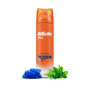 GILLETTE SHAVE GEL PRO ICY COOL MENTHOL 200ML