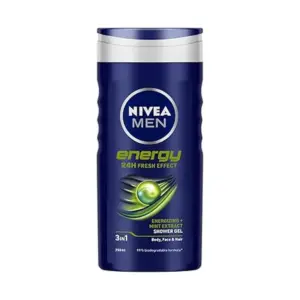 NIVEA SHOWER GEL M 250ML ENERGY FRESH EFFCET