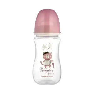 CANPOL FEEDING BOTTLE ANTI COLIC 240ML 035/232 PINK