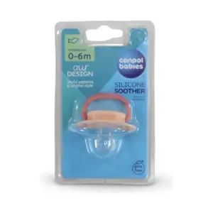 CANPOL SILICONE SOOTHER 0-6 022/500