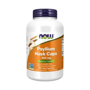 NOW PSYLLIUM HUSK 500MG 200VEG CAP