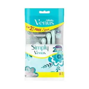 GILLETTE VENUS SIMPLY 2B 6+2PCS