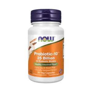 NOW PROBIOTIC-10 25BILLION 30VEG CAP
