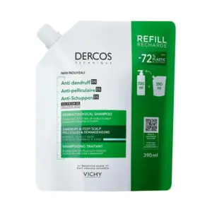 VICHY DERCOS ANTI DANDRUFF SHAMPOO OILY HAIR 390ML (REFILL RECHARGE)