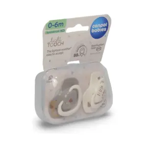 CANPOL LIGHT TOUCH SOOTHER 0-6M 22/670