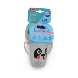 CANPOL SPORTS CUP 250ML 6M+56/617 WHI