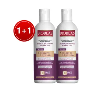 BIOBLAS COLLAGEN&KERATIN HAIR LOSS SHAMPOO 300ML 1+1OFF