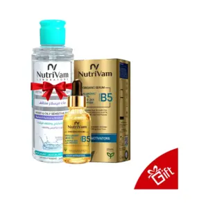 NUTRIVAM ORGANIC SERUM HYALURONIC +MICELLAR WATER 200ML OFF