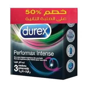 DUREX PERFORMAX INTENSE 3PCS 1+1 50%OFF
