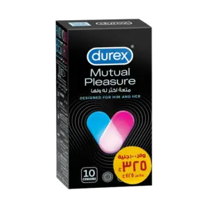 DUREX MUTUAL MUTUAL PLEASURE 10PCS OFF
