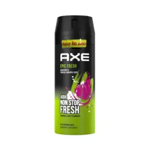 AXE SPRAY EPIC FRESH 150ML OFFER 15
