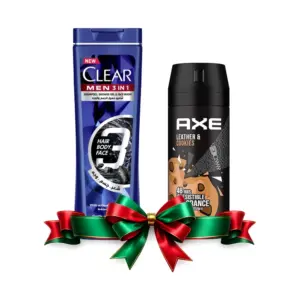 AXE SPRAY COOKIES 150ML +CLEAR SHAMPO 90ML OFFER